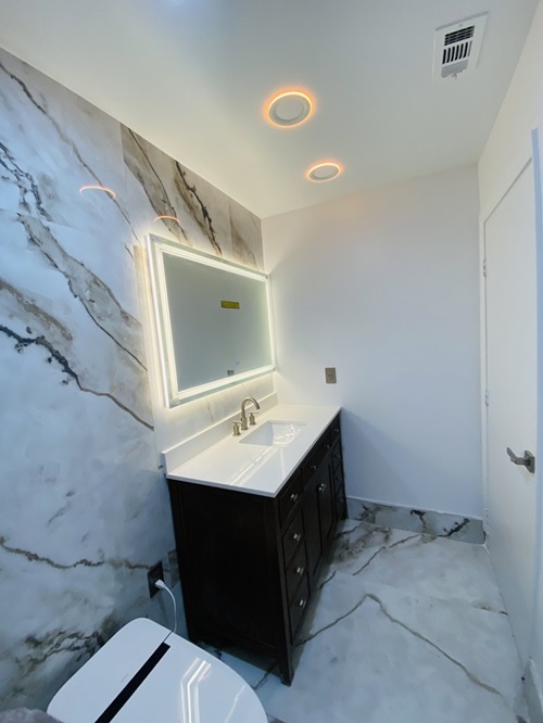 Bathroom renovation